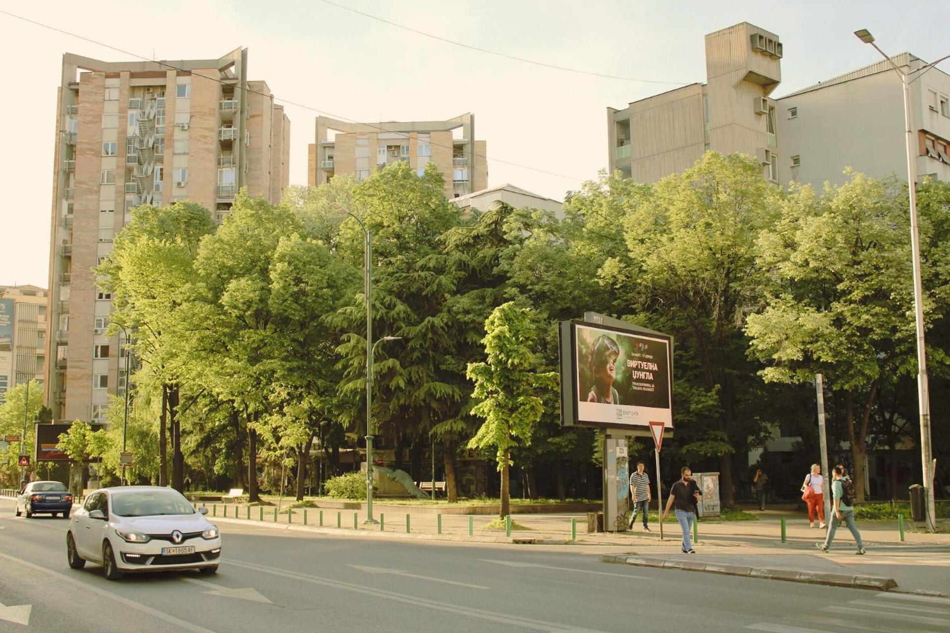 Sunny Center Apartment Skopje Exteriör bild